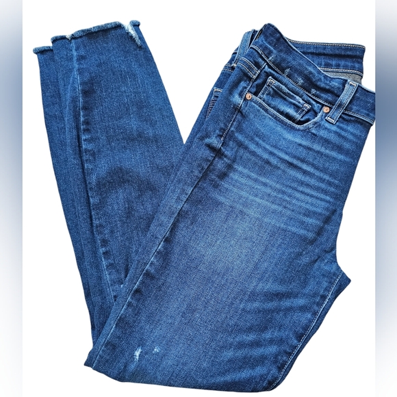 Paige "Verdugo Ankle" Jeans with manufacturers distressed marks, size 28 - Picture 3 of 10